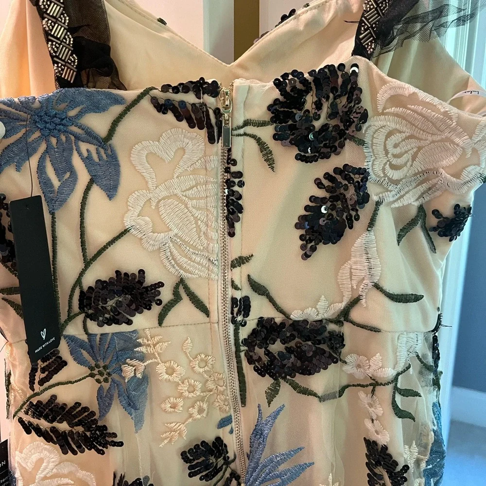 Beaded Cocktail Dress NWT - Picture 4 of 5